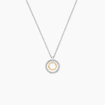 Collier Swane Or Jaune Argent Blanc Oxyde De Zirconium - Colliers avec pierres Femme | Marc Orian