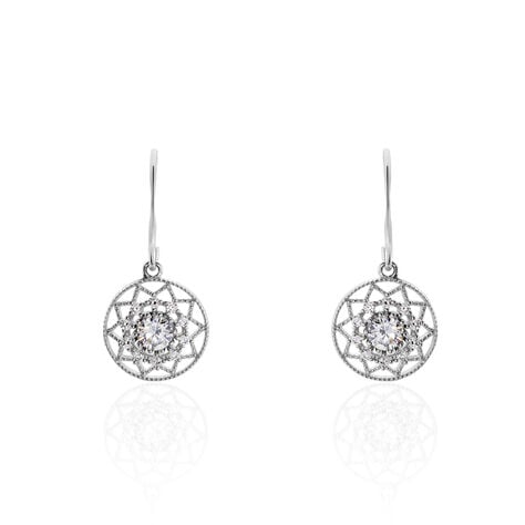 Boucles D'oreilles Pendantes Cassandria Argent  Oxyde De Zirconium - Pendantes Femme | Marc Orian