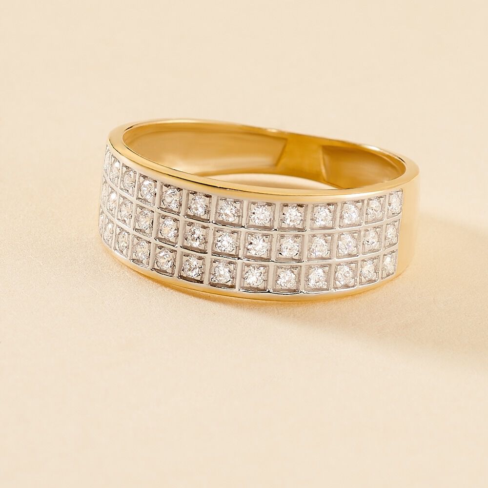 Bague Morjana Or Jaune Oxyde De Zirconium - Bagues avec pierre Femme | Marc Orian