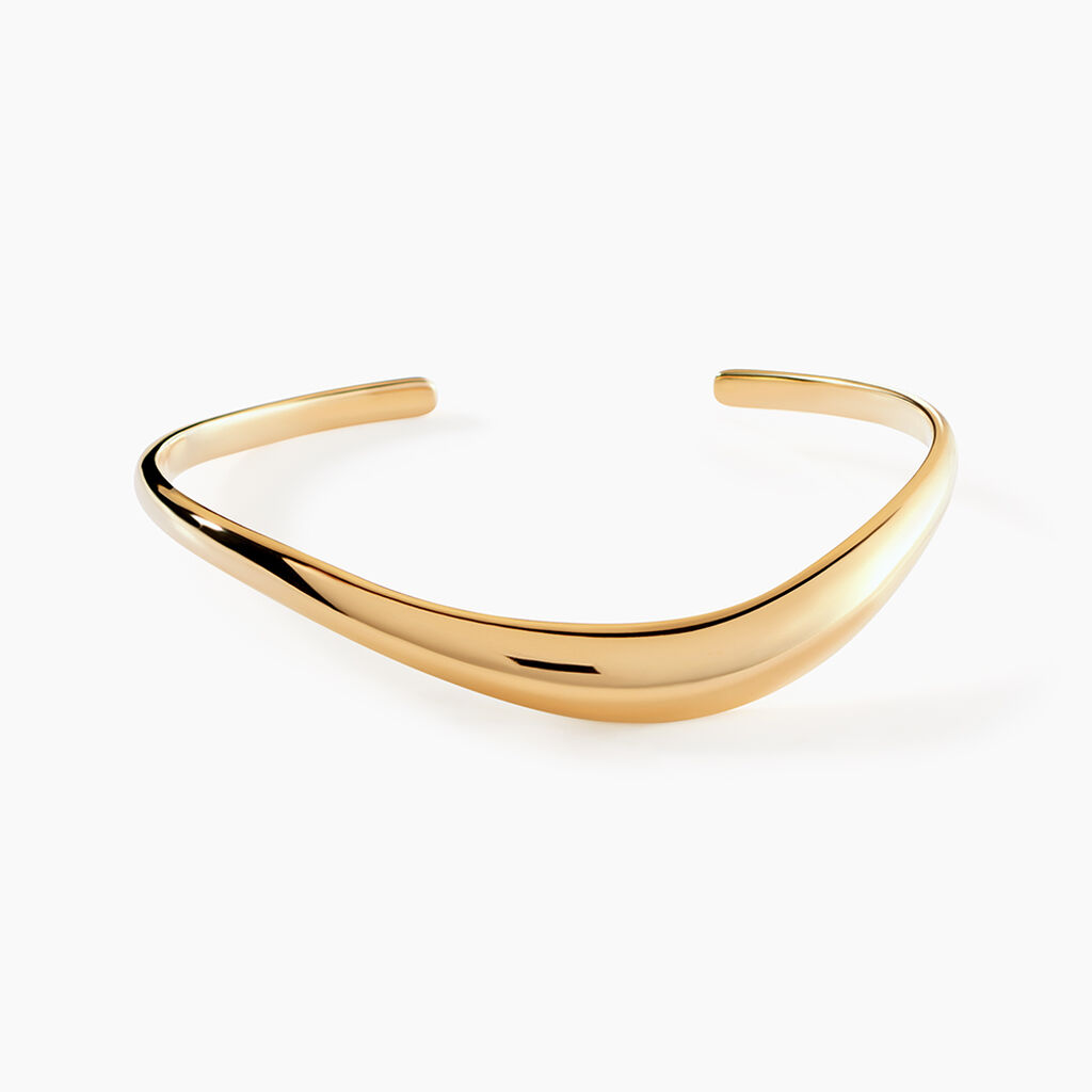 Bracelet Jonc Anselma Plaqu&eacute; Or Jaune - Bracelets joncs Femme | Marc Orian