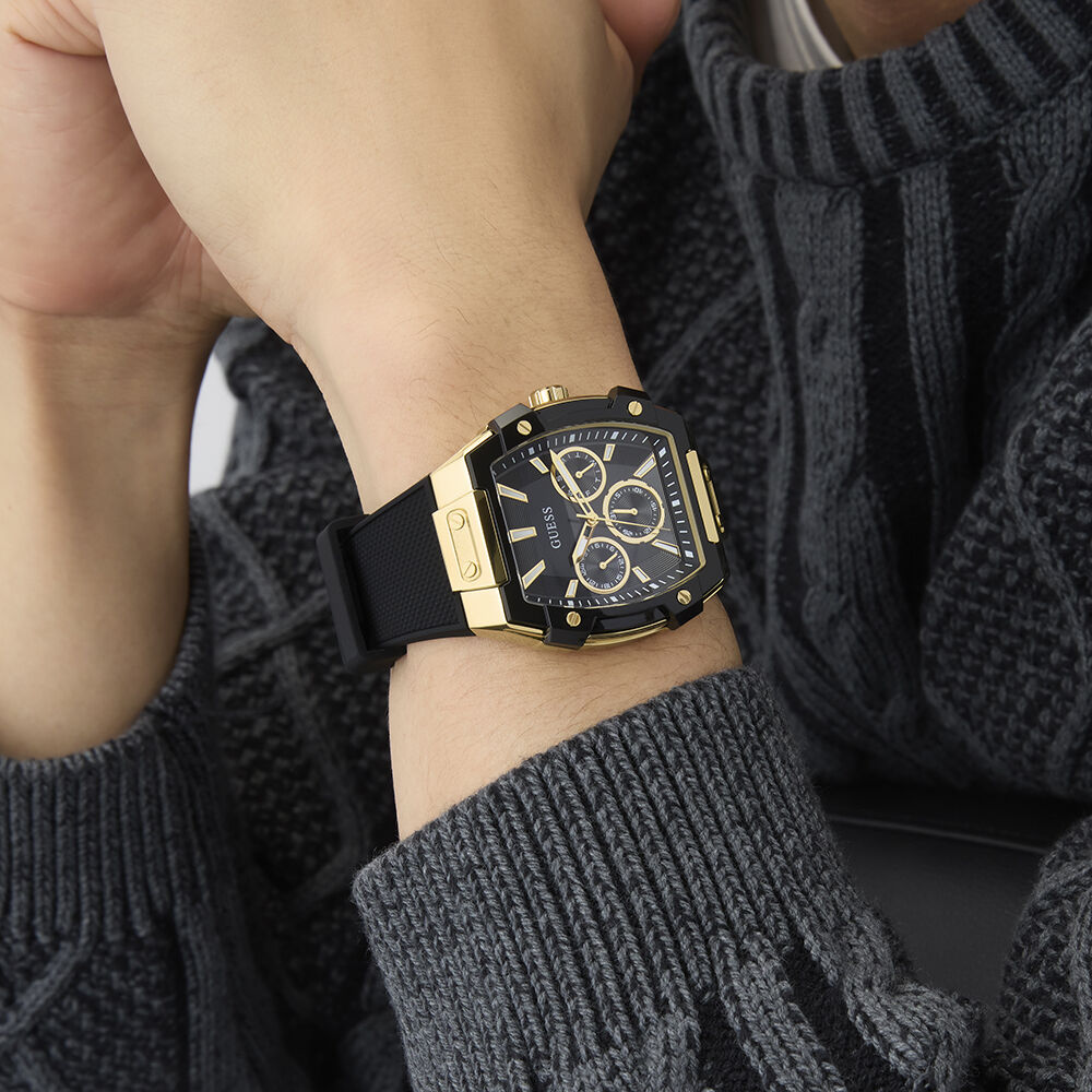 Montre Guess Phoenix Noir - Montres &eacute;tanches Homme | Marc Orian