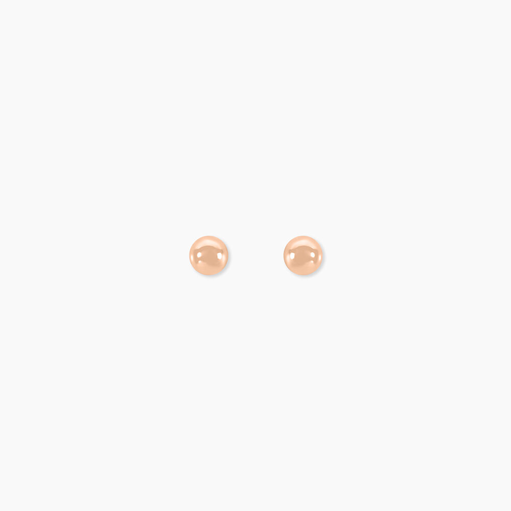 Boucles D'oreilles Puces Or Rose Fidelia - Puces Femme | Marc Orian