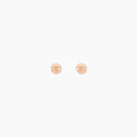 Boucles D'oreilles Puces Or Rose Fidelia - Puces Femme | Marc Orian