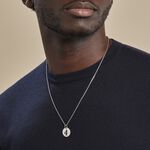 Pendentif Efiso Argent Blanc - Bijoux fantaisie Famille | Marc Orian
