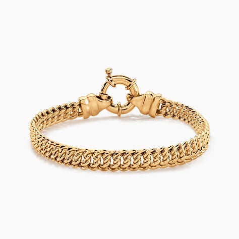Bracelet Violette Plaqu&eacute; Or Jaune - Bracelets mailles Femme | Marc Orian