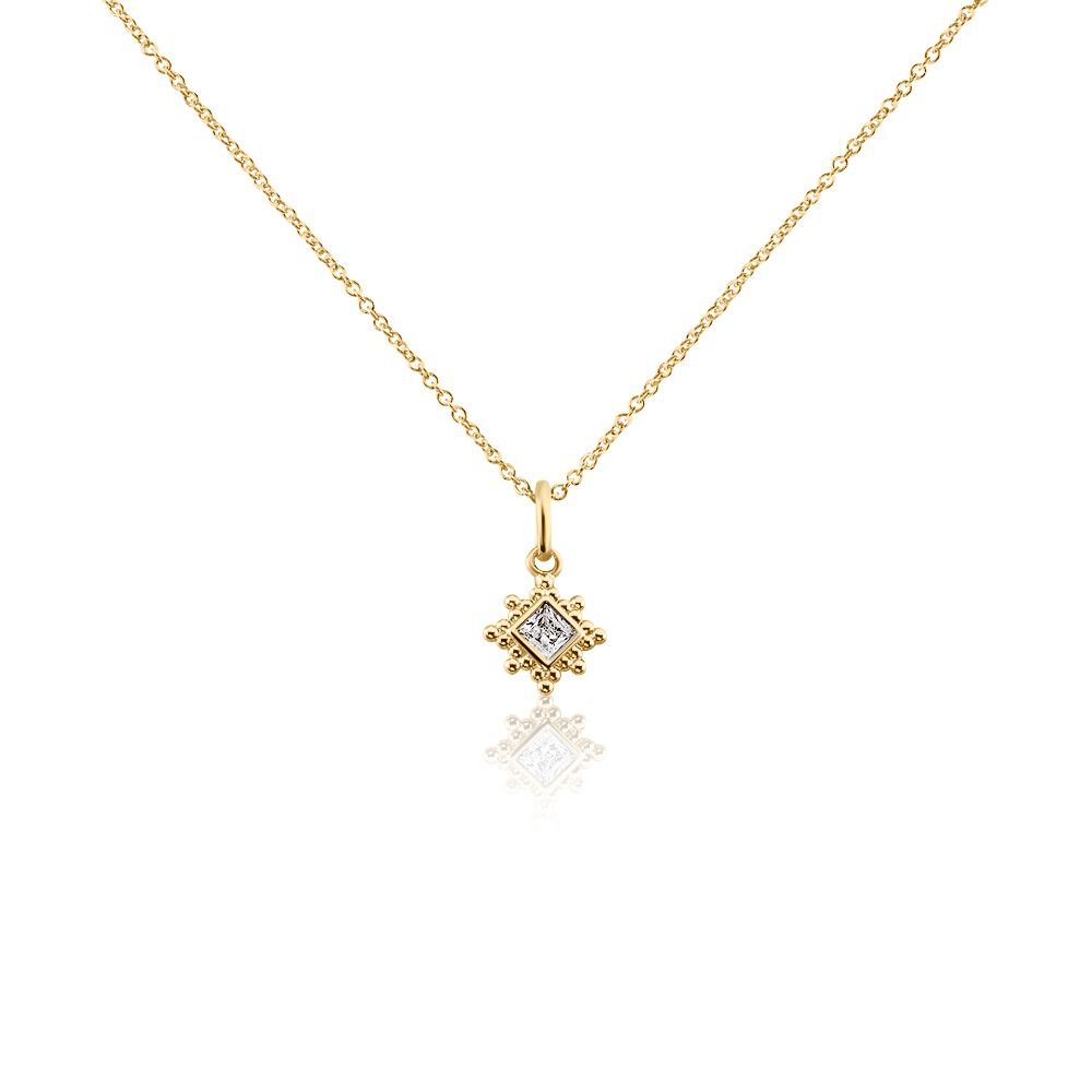 Collier Bobbie Plaqué Or Jaune Oxyde De Zirconium - Colliers avec pierres Femme | Marc Orian