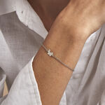 Bracelet Papilio Argent Blanc - Bracelets fantaisie Femme | Marc Orian