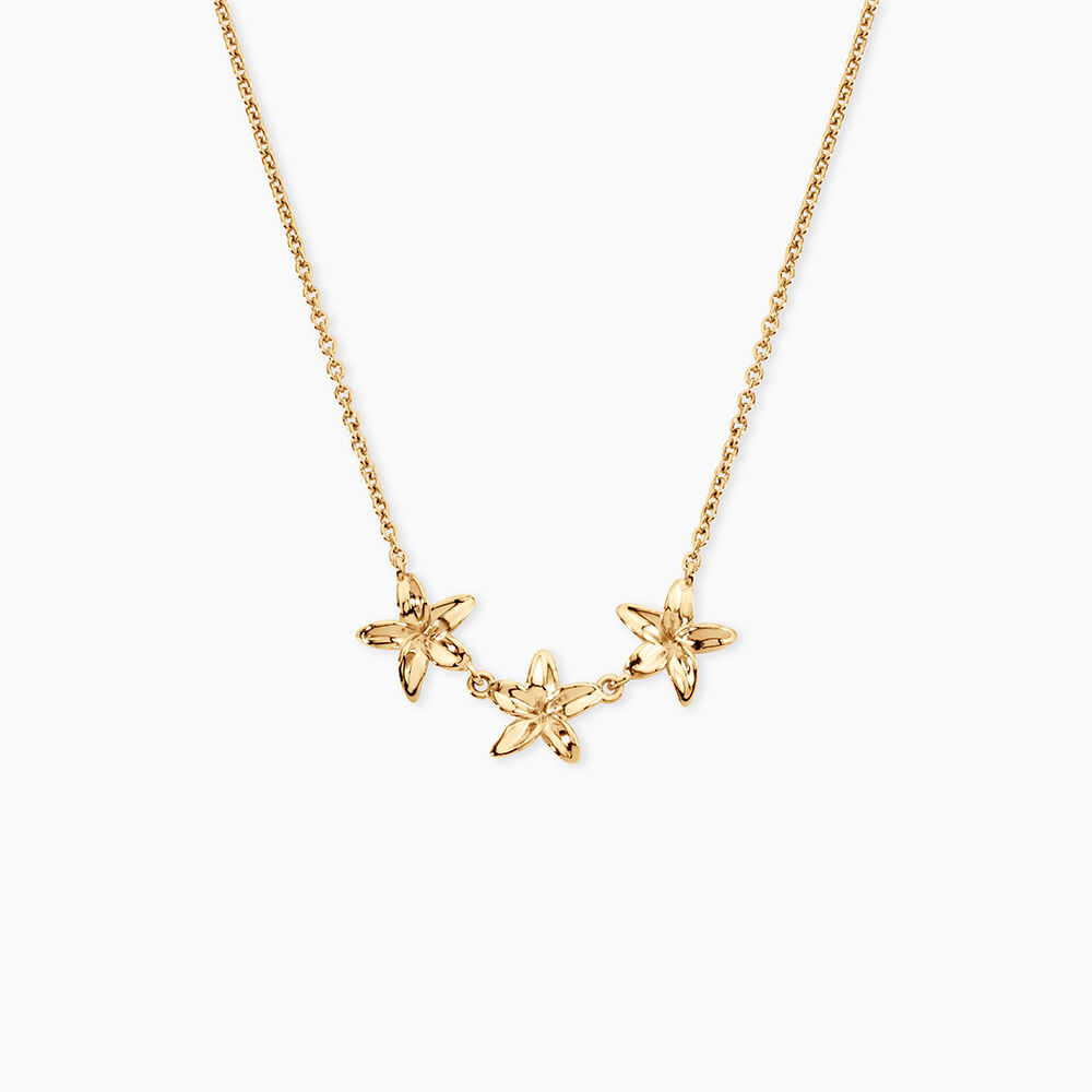 Collier Nine Argent Dor&eacute; A L'Or 750/1000 - Colliers ete Femme | Marc Orian