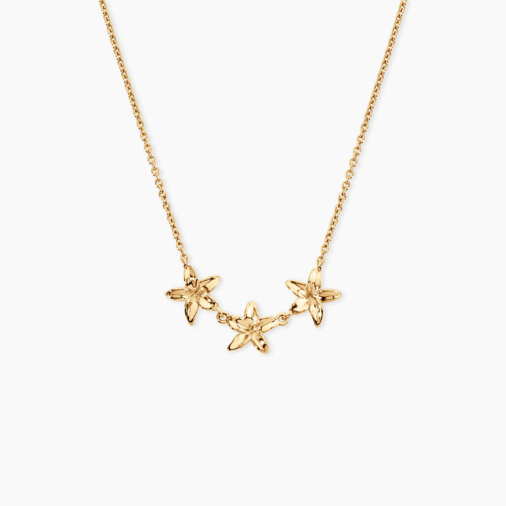 Collier Nine Argent Dor&eacute; A L'Or 750/1000 - Colliers ete Femme | Marc Orian