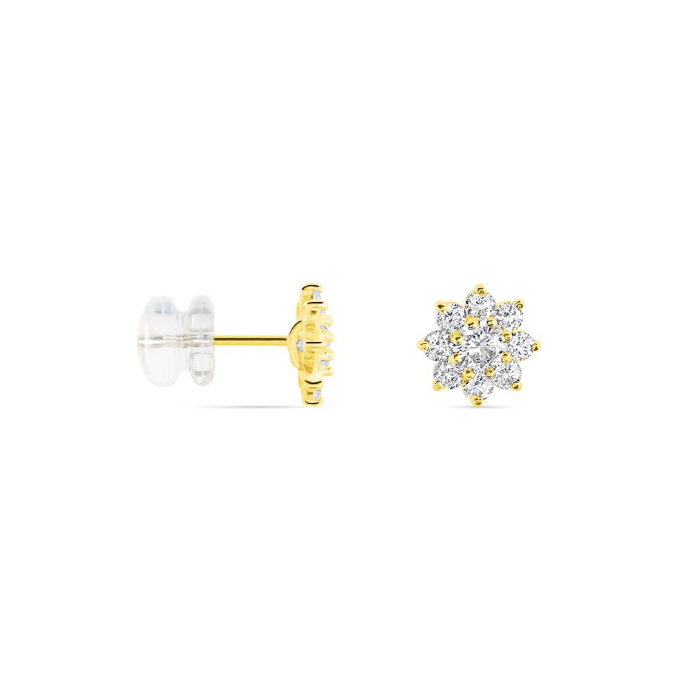 Boucles D'oreilles Or Jaune Eleanor Oxydes - Pendantes Femme | Marc Orian