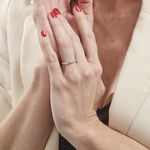 Alliance Maturina Demi Jonc Classique Or Blanc - Alliances duo Unisex | Marc Orian