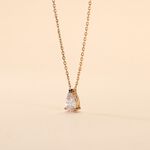 Collier Naellya Plaqu&eacute; Or Jaune Oxyde De Zirconium - Colliers avec pierres Femme | Marc Orian