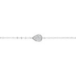 Bracelet Hiram Argent Blanc Oxyde De Zirconium - Bracelets fantaisie Femme | Marc Orian
