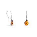 Boucles D'oreilles Pendantes Argent Blanc Lucina Ambre - Pendantes Femme | Marc Orian