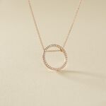 Collier Alysone Argent Rose Oxyde De Zirconium - Colliers avec pierres Femme | Marc Orian