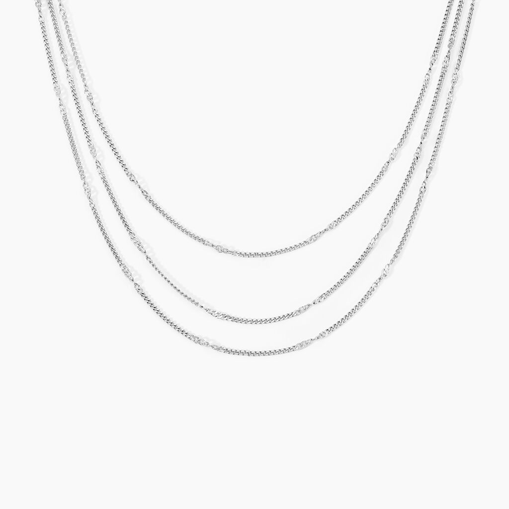 Collier Tango Argent Blanc - Colliers Femme | Marc Orian