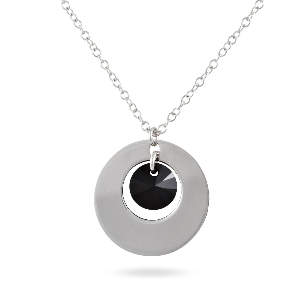 Collier Argent Blanc Pierre De Synthese - Colliers avec pierres Femme | Marc Orian