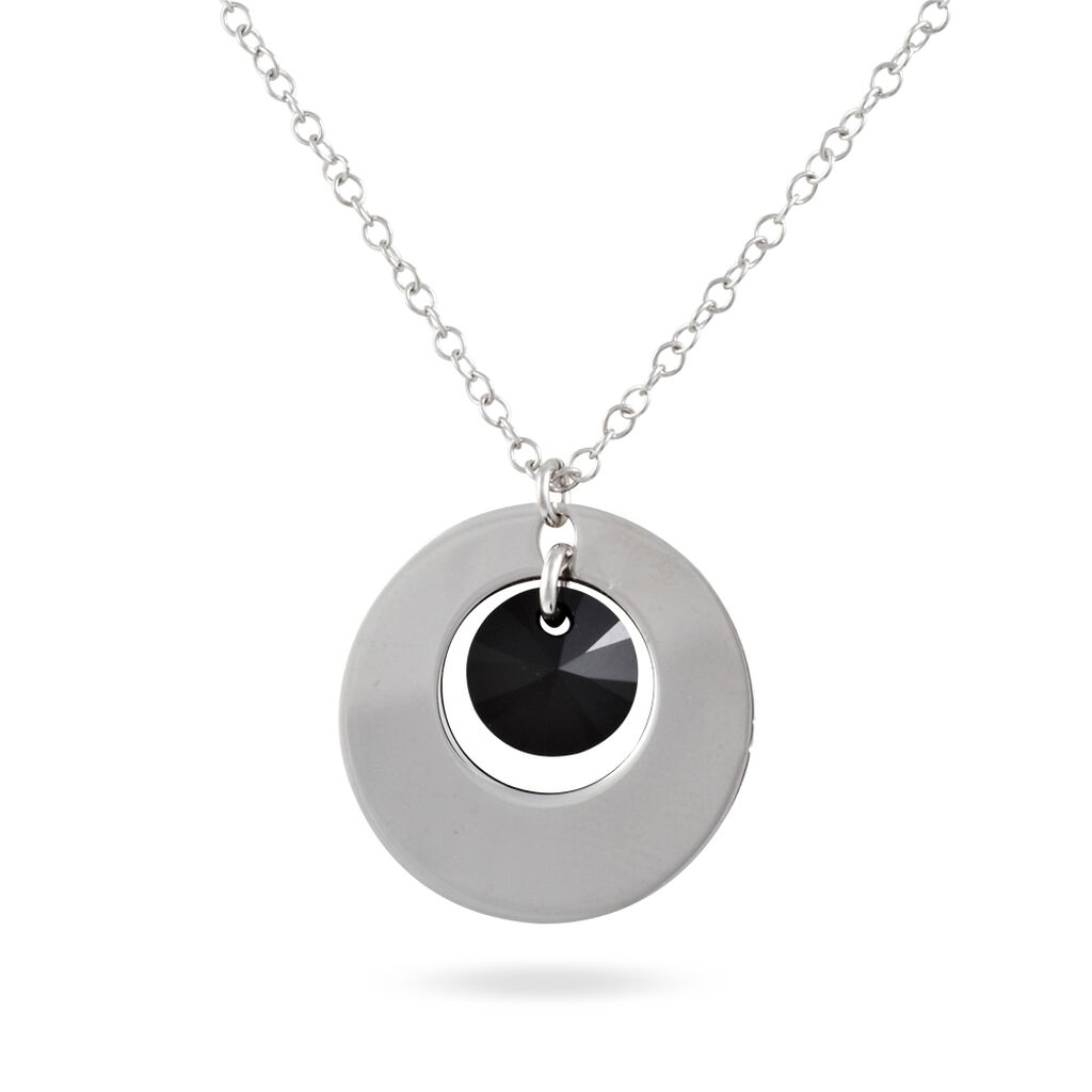 Collier Argent Blanc Pierre De Synthese - Colliers avec pierres Femme | Marc Orian