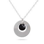 Collier Argent Blanc Pierre De Synthese - Colliers avec pierres Femme | Marc Orian