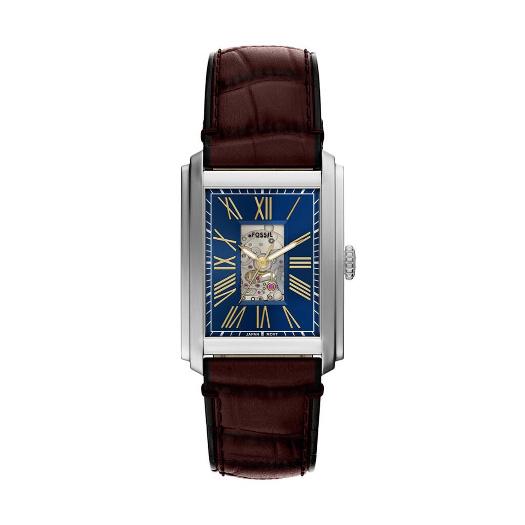 Montre Fossil Carraway Automatic Bleu - Montres automatiques Homme | Marc Orian