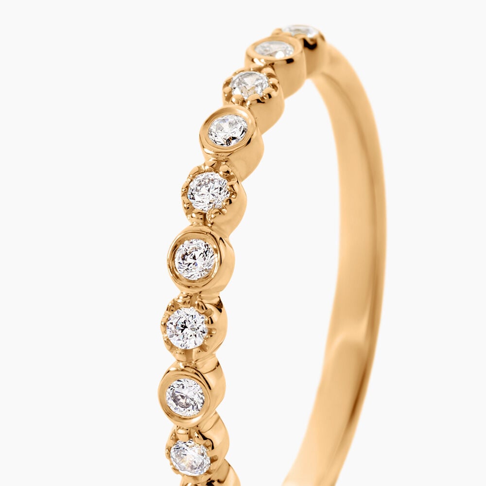 Bague Emiliana Plaqu&eacute; Or Jaune Oxyde De Zirconium - Bijoux fantaisie Femme | Marc Orian