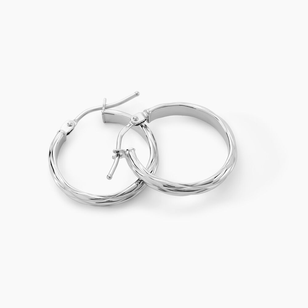 Créoles Ananas Or Blanc - Créoles Femme | Marc Orian