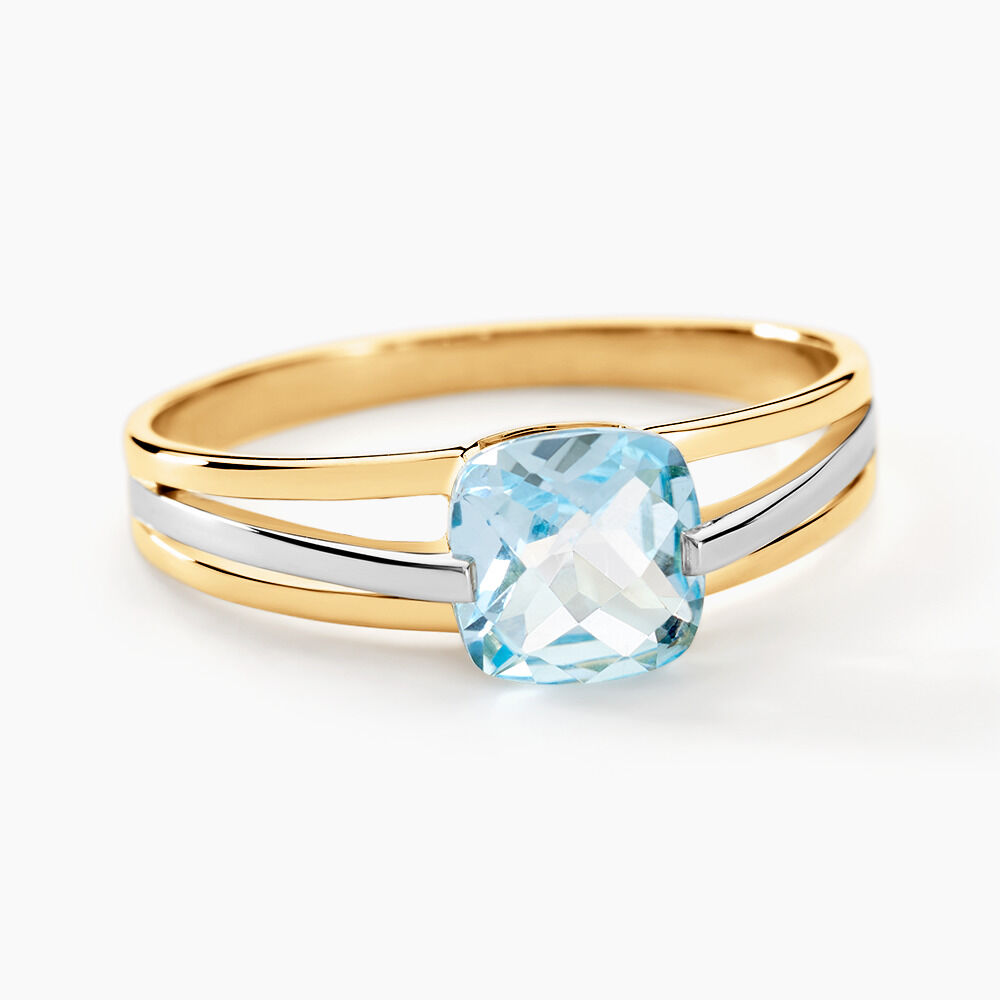 Bague Sidoine Or Bicolore Topaze - Bagues pierres fines Femme | Marc Orian