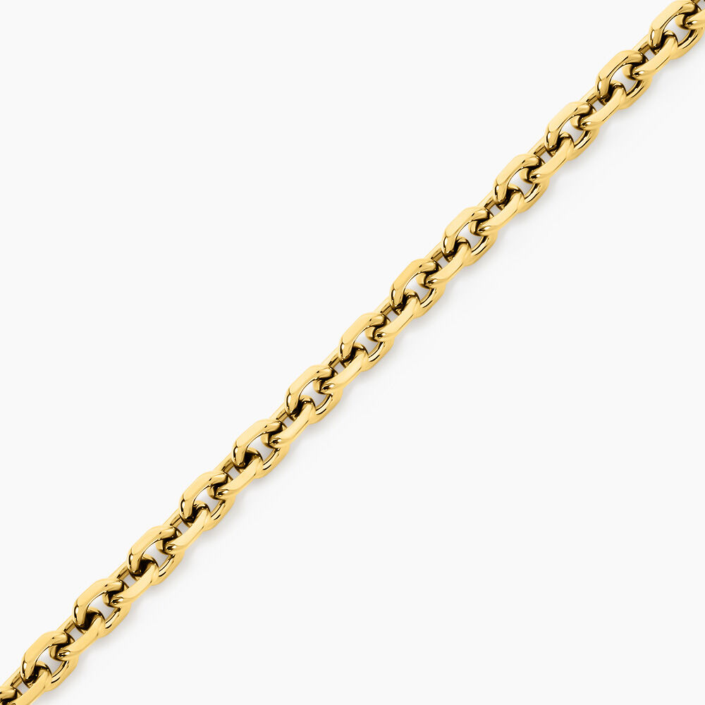 Bracelet Tommy Hilfiger Bruce Chain Acier Jaune - Bracelets cha&icirc;nes Homme | Marc Orian