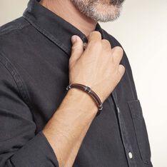 Bracelet Jeff Acier Blanc - Bracelets Homme | Marc Orian