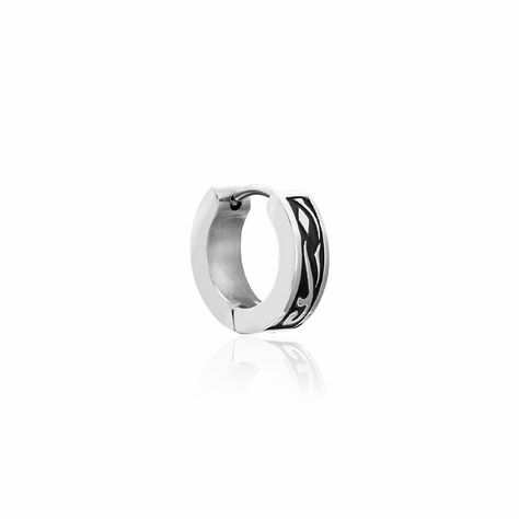 Créole Unitaire Altan Acier Blanc - Piercings d'oreilles Homme | Marc Orian