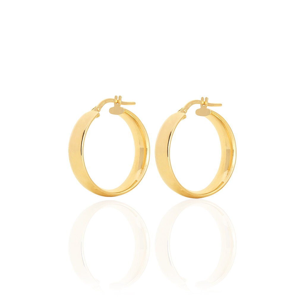 Cr&eacute;oles Terezia Or Jaune - Cr&eacute;oles Femme | Marc Orian