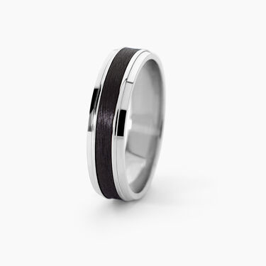 Alliance Camille Ruban Plat Or Blanc