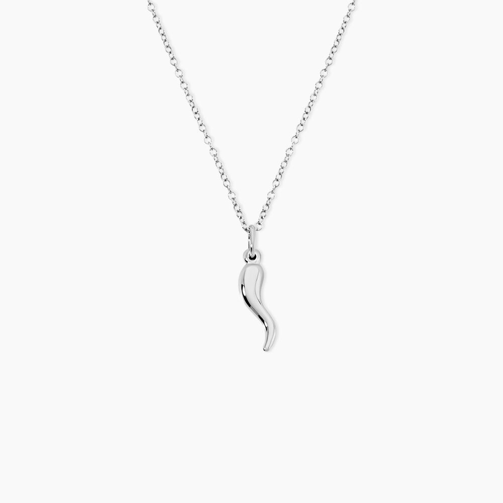 Collier Cornucopia Argent Blanc - Sautoirs Femme | Marc Orian