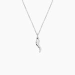 Collier Cornucopia Argent Blanc - Sautoirs Femme | Marc Orian