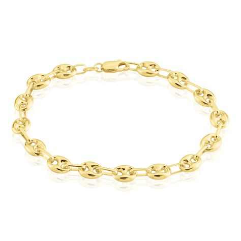 Bracelet Maille Dami Maille Grain De Cafe Or Jaune - Bracelets mailles Homme | Marc Orian