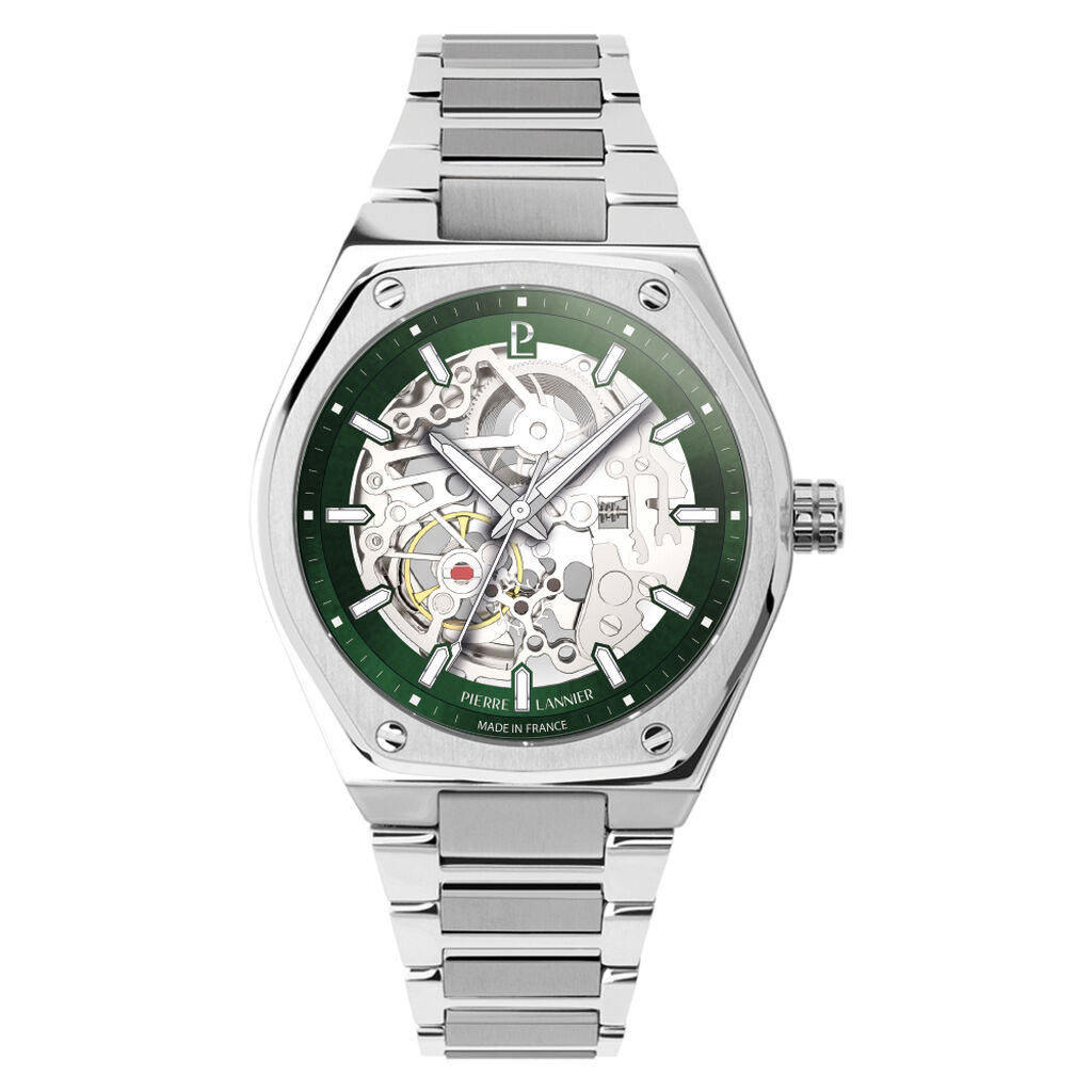Montre Pierre Lannier Automatic Vert - Montres automatiques Homme | Marc Orian