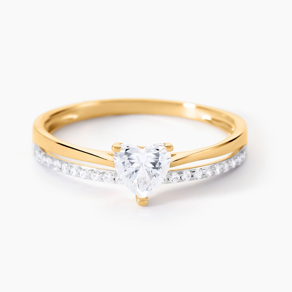 Bague Serafine Or Jaune Oxyde De Zirconium - Solitaires Femme | Marc Orian