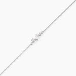 Bracelet Galla Argent Blanc Oxyde De Zirconium - Bracelets fantaisie Femme | Marc Orian
