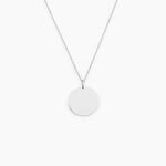 Pendentif Lisa Or Blanc - Bijoux personnalis&eacute;s Femme | Marc Orian