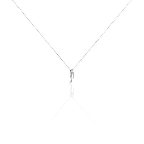 Collier Tylane Or Blanc Diamant - Colliers avec pierres Femme | Marc Orian