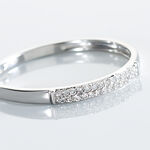 Alliance Amani Or Blanc Diamant - Parures de mariage Femme | Marc Orian
