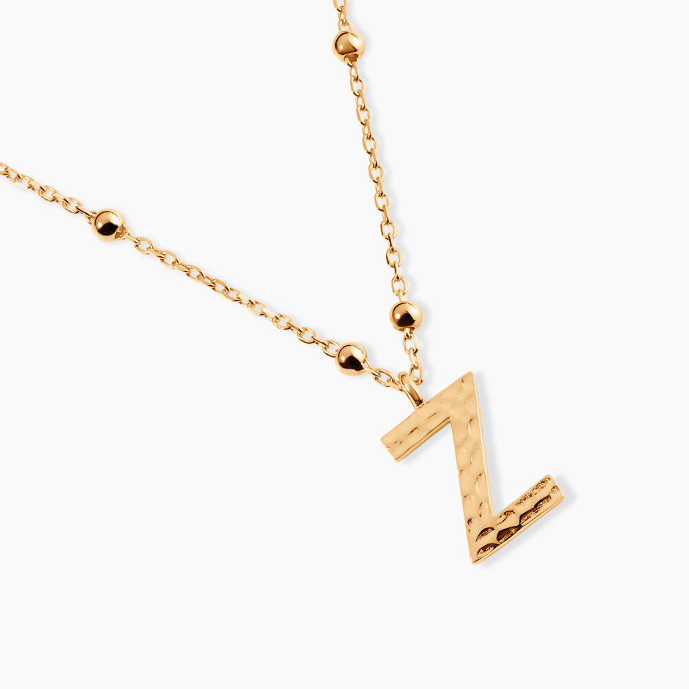 Collier Plaqu&eacute; Or Jaune Lettra - Colliers ete Femme | Marc Orian