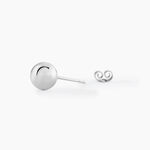 Boucles D'oreilles Puces Virgie Argent Blanc - Puces Femme | Marc Orian