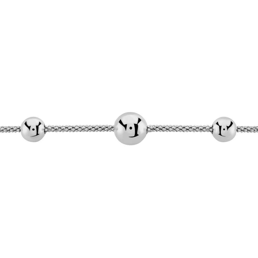Bracelet Catarina Argent Blanc - Bracelets fantaisie Femme | Marc Orian
