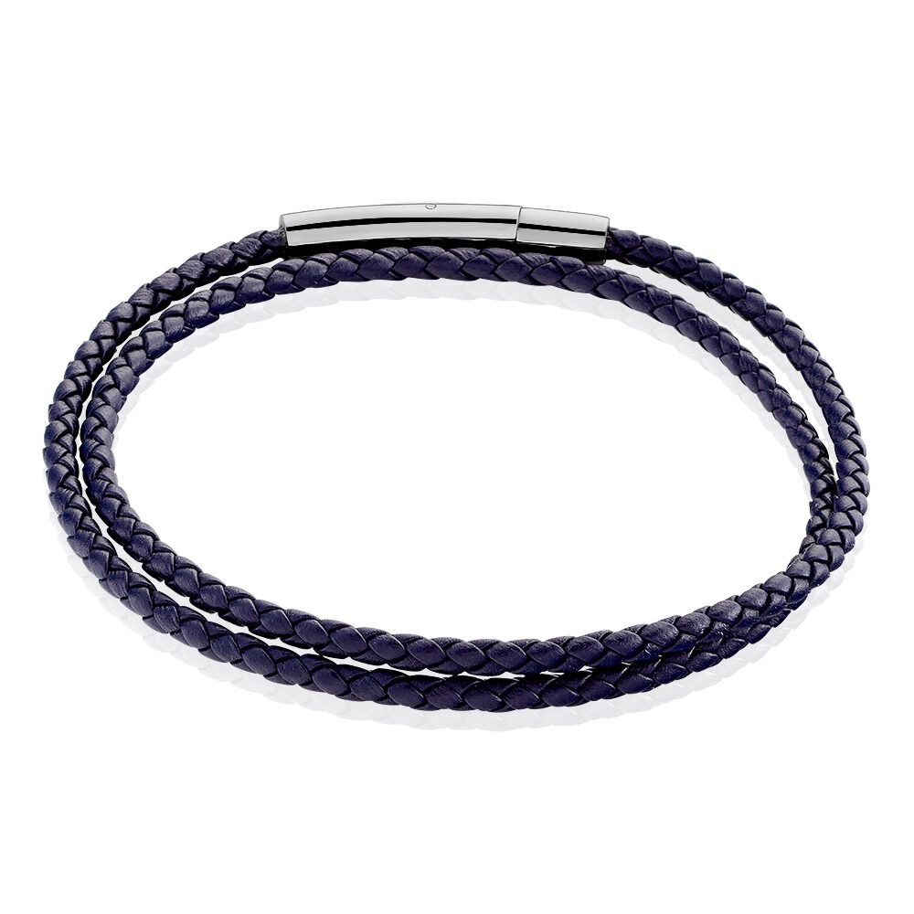 Bracelet Calvino Acier Blanc - Bracelets cuir Homme | Marc Orian