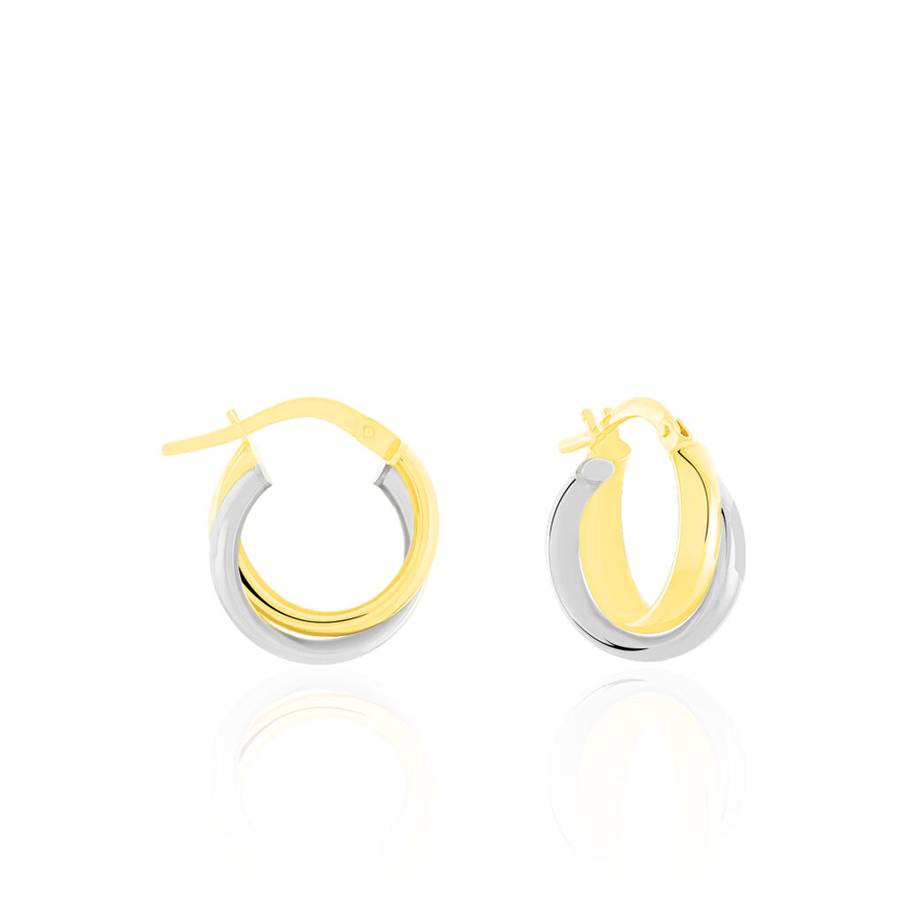 Créoles Kiara Or Bicolore - Créoles Femme | Marc Orian