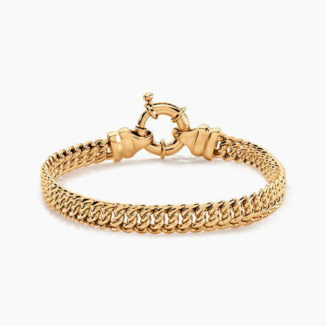 Bracelet Violette Plaqu&eacute; Or Jaune - Bracelets mailles Femme | Marc Orian