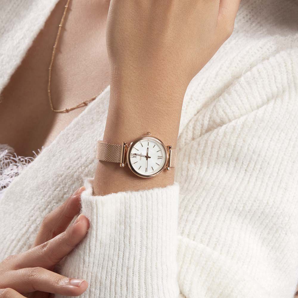 Montre fossil femme 2025 nacre