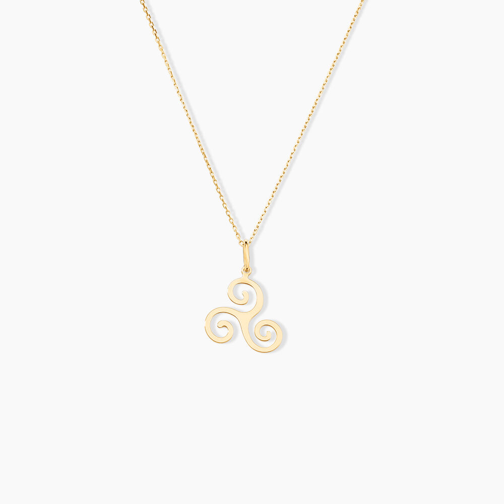 Pendentif Cobeia Triskel Or Jaune - Pendentifs Famille | Marc Orian