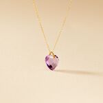 Collier Ludmille Or Jaune Amethyste - Colliers avec pierres Femme | Marc Orian